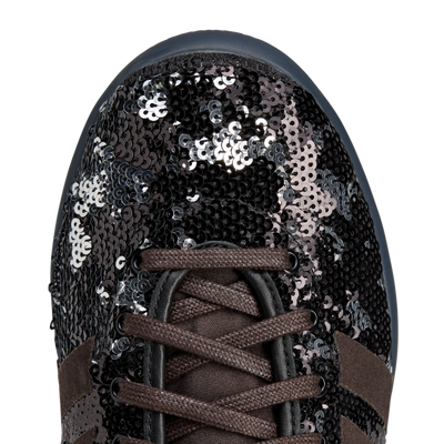 ADIDAS WB KARINTHA SEQUIN CBLACK/SILVMNT/DBROWN JR0259