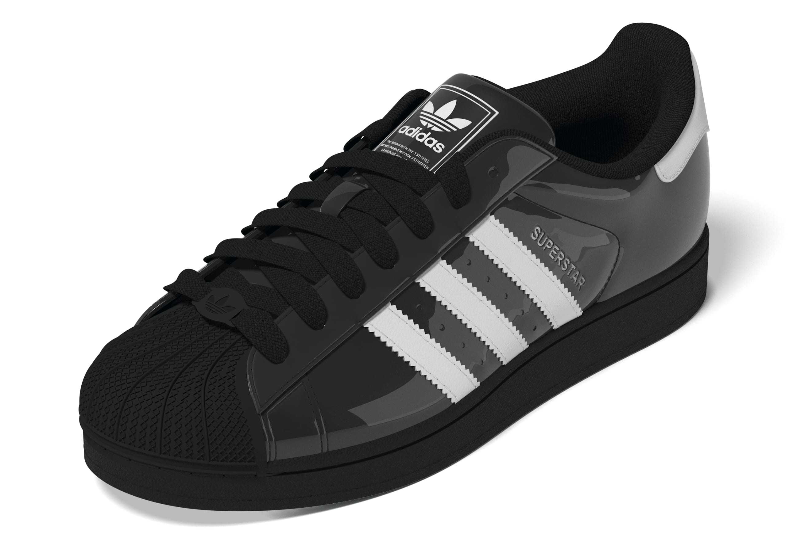 ADIDAS SUPERSTAR II CBLACK/FTWWHT/CBLACK JR7313 – Shoe Gallery Inc