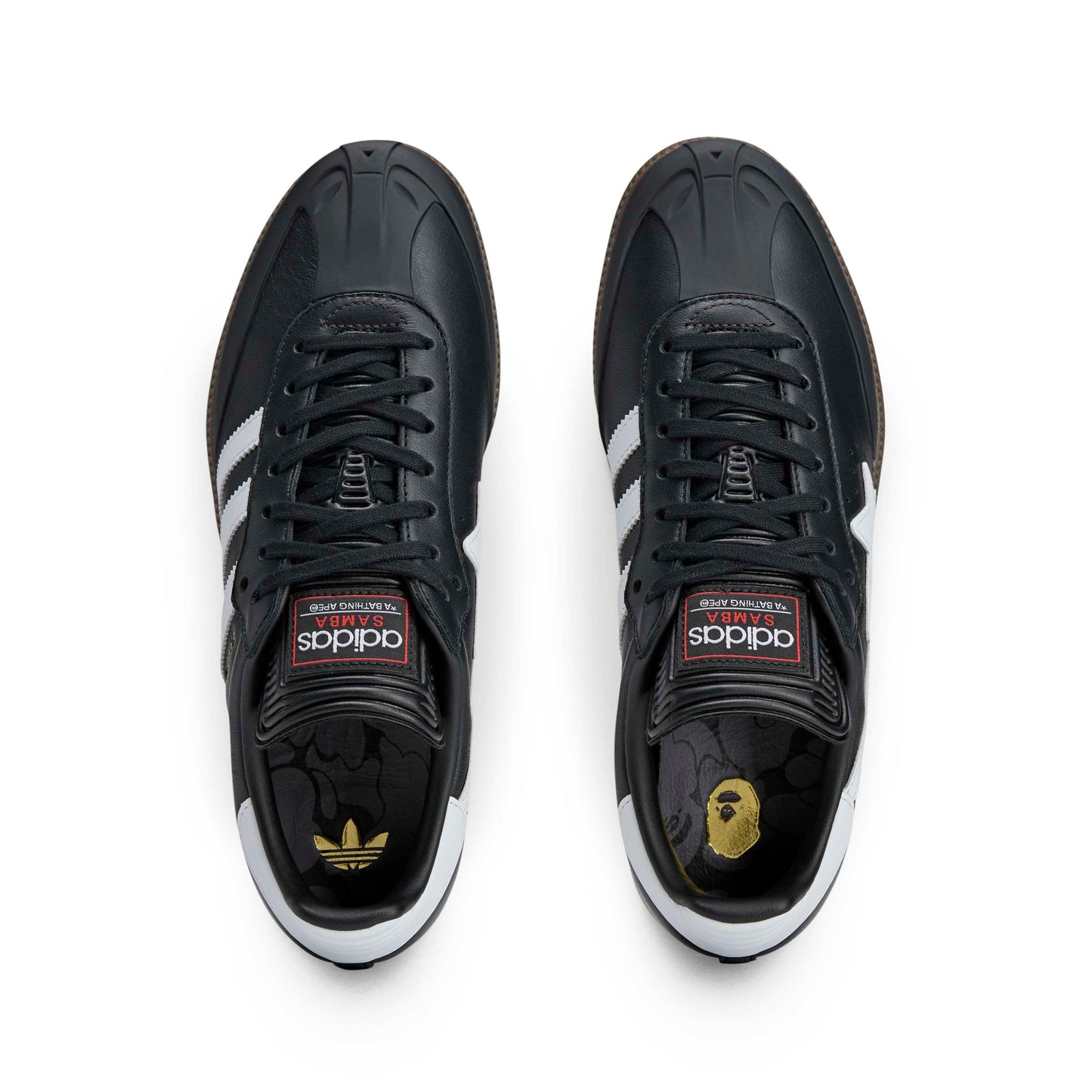 ADIDAS SAMBA BAPE CBLACK/FTWWHT/GUM5 JR9246
