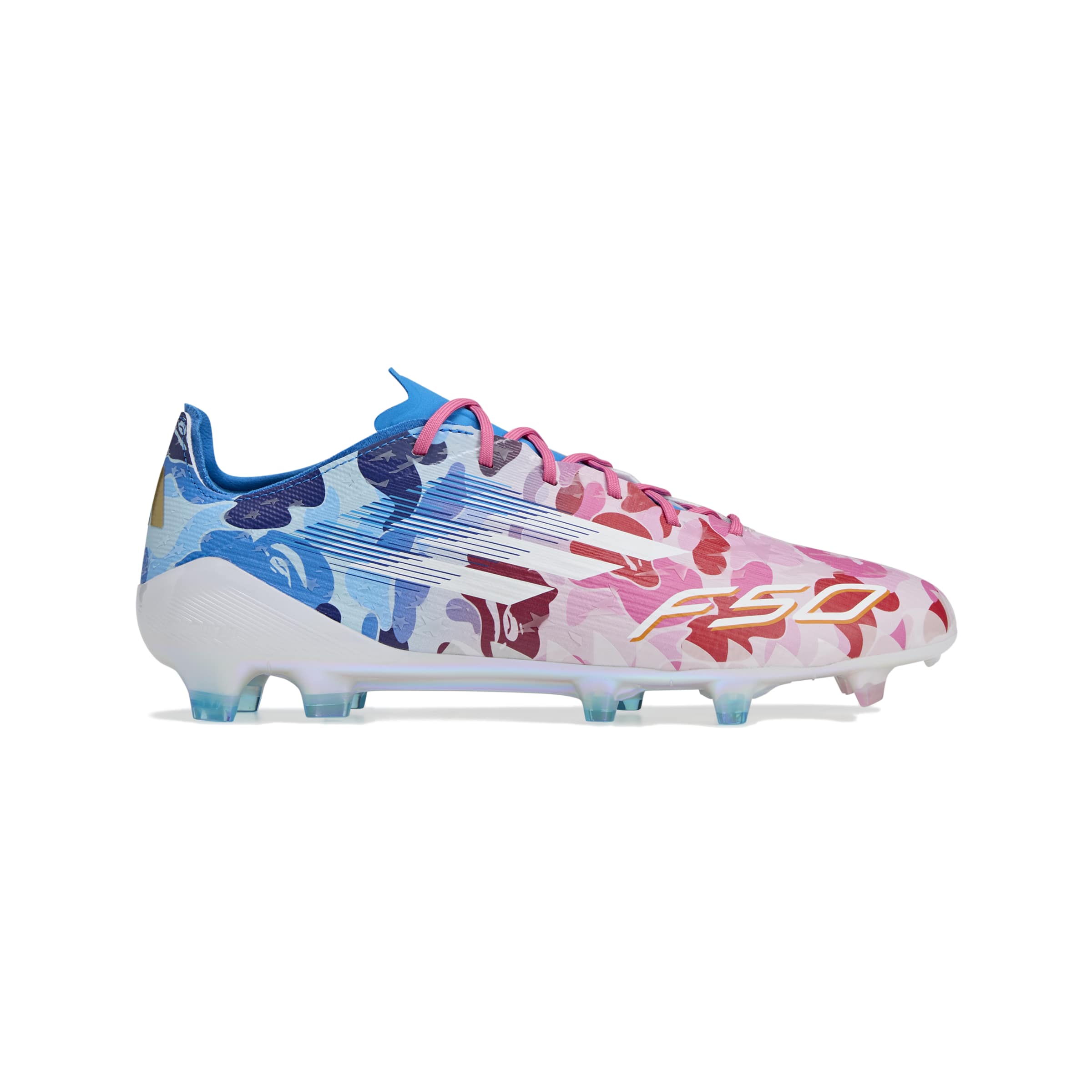 ADIDAS F50 ELITE FG BAPE CLPINK/FTWWHT/ICEBLU JS0573 – Shoe