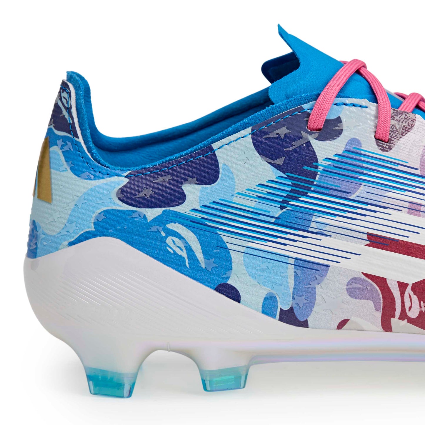 ADIDAS F50 ELITE FG BAPE CLPINK/FTWWHT/ICEBLU JS0573