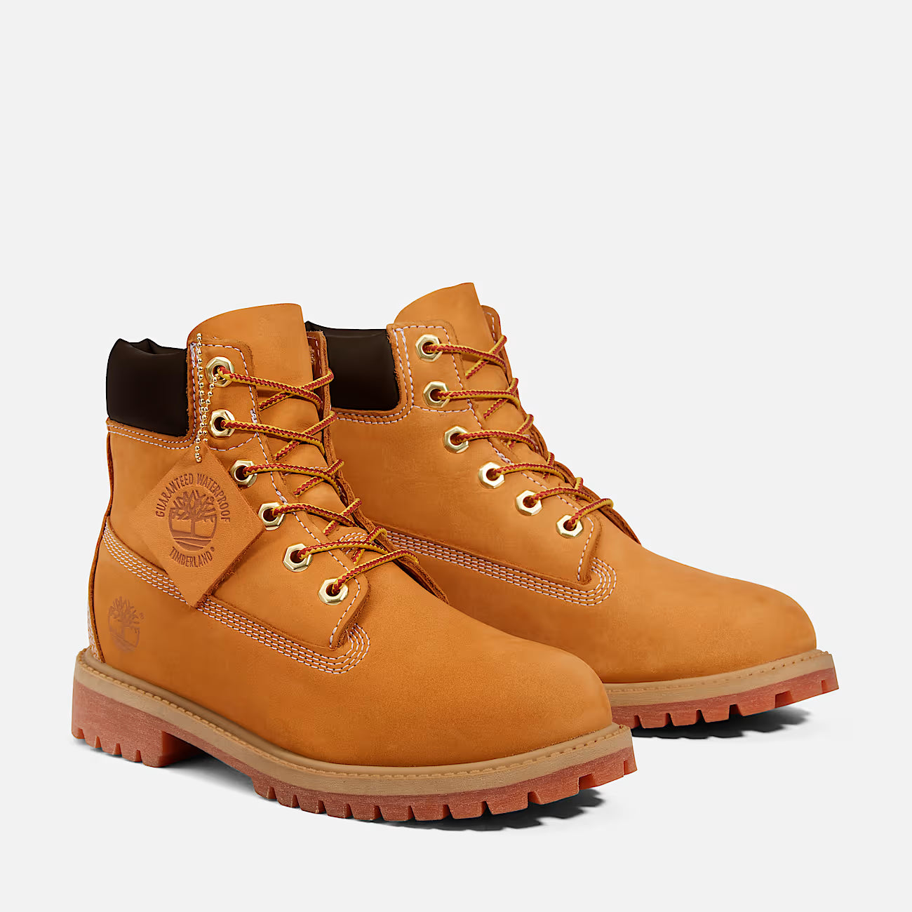 Timberland® Premium 6-Inch Waterproof Boot Junior WHEAT TB112809-713