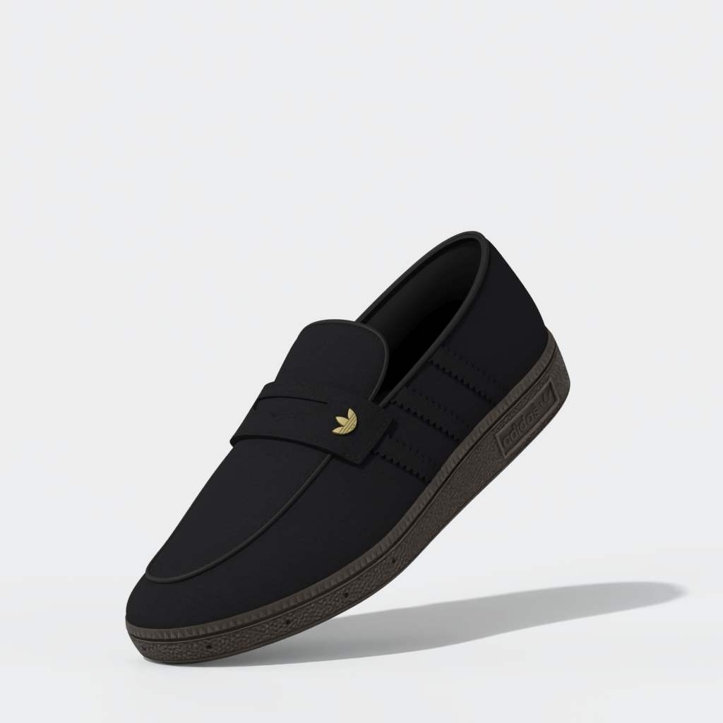 adidas Handball Spezial Loafer Shoes Color: CBLACK/CBLACK/GUM5 Style: KJ0641