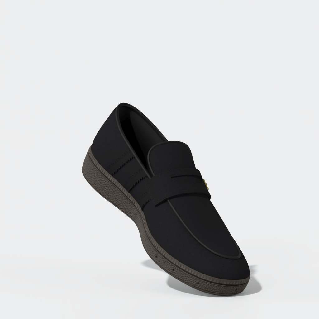 adidas Handball Spezial Loafer Shoes Color: CBLACK/CBLACK/GUM5 Style: KJ0641