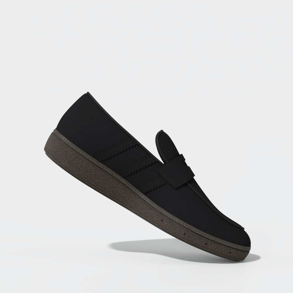 adidas Handball Spezial Loafer Shoes Color: CBLACK/CBLACK/GUM5 Style: KJ0641
