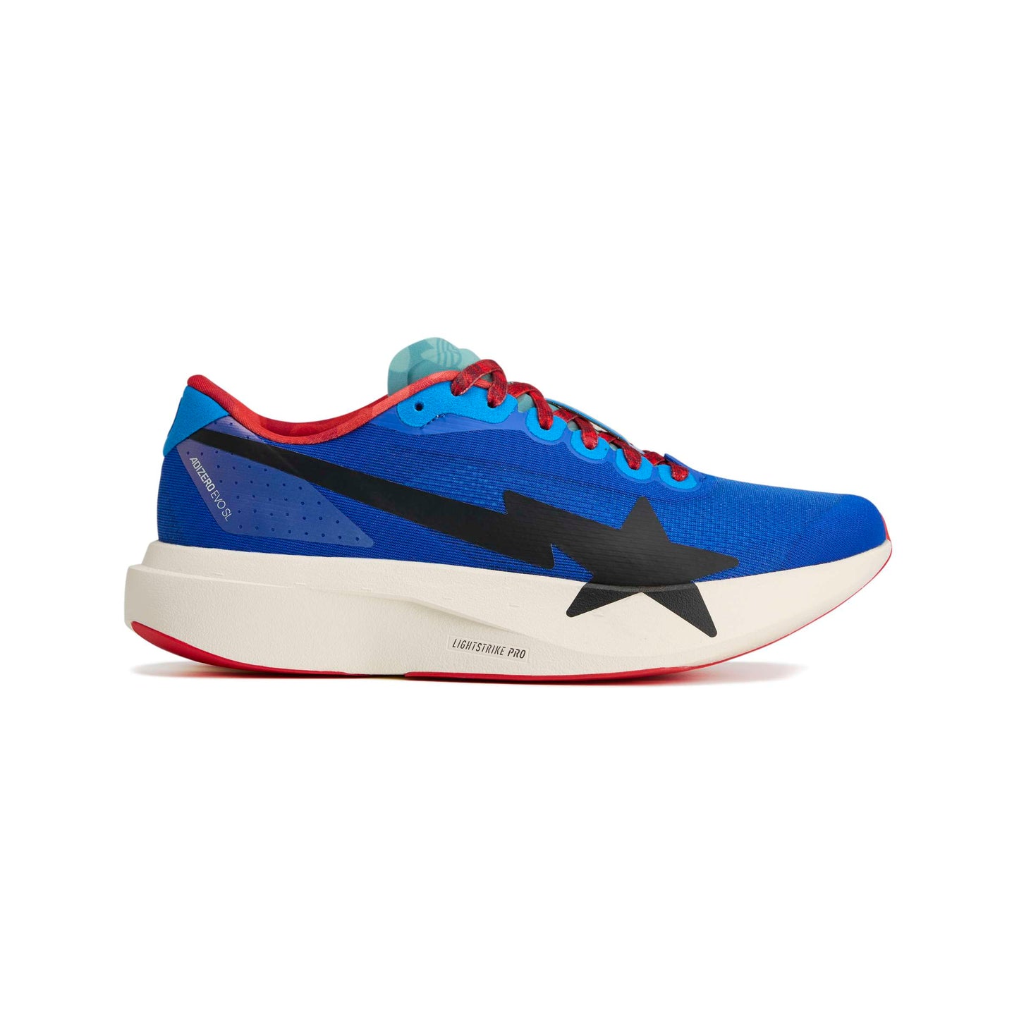 Adidas Adizero Evo SL BAPE Color: POBLUE/CGREEN/OWHITE Style: KJ5749