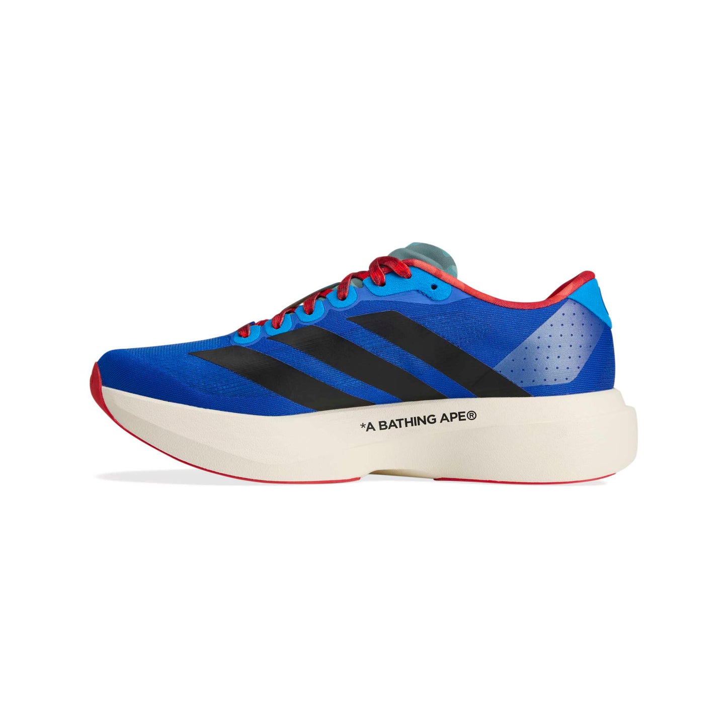 Adidas Adizero Evo SL BAPE Color: POBLUE/CGREEN/OWHITE Style: KJ5749