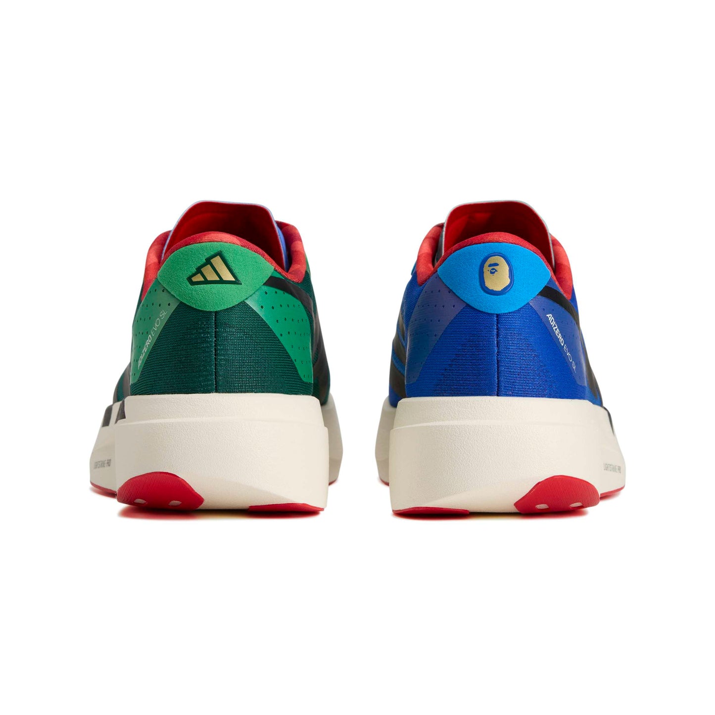 Adidas Adizero Evo SL BAPE Color: POBLUE/CGREEN/OWHITE Style: KJ5749