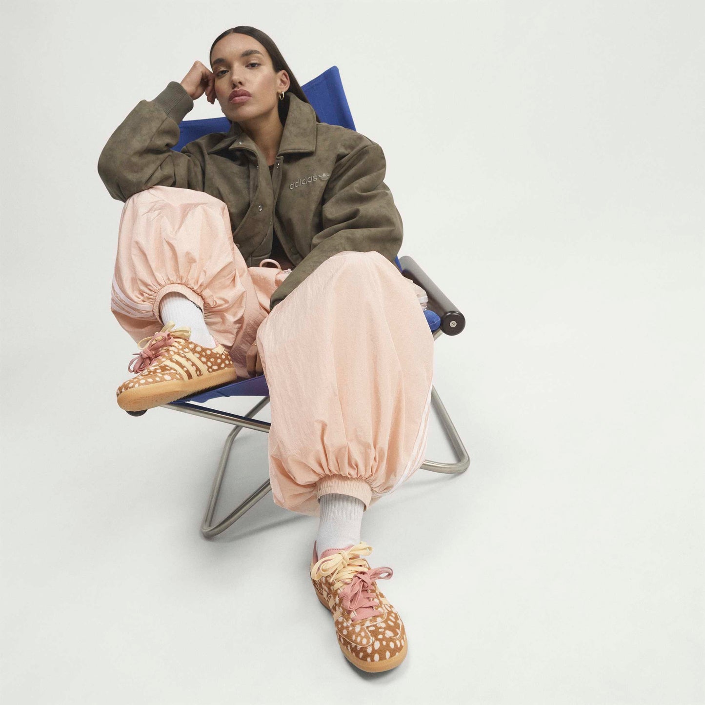adidas Samba OG Women's Shoes Color: Brown Desert/Warm Vanilla/Wonder Mauve Style: KJ7447