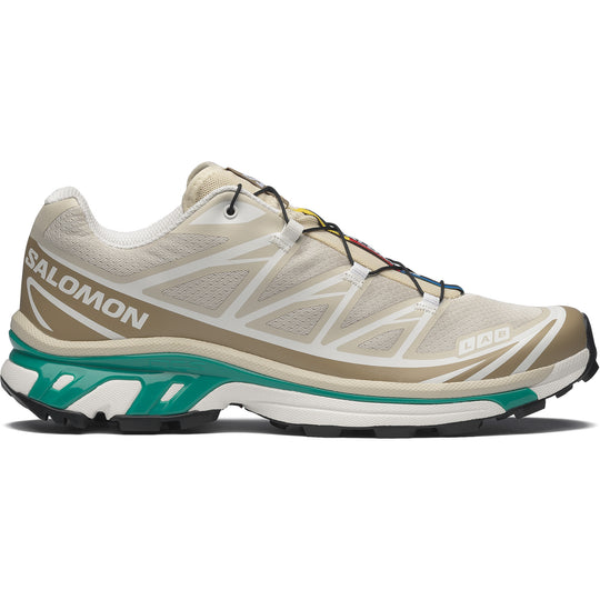 Salomon XT-6 Shoes Rainy Day, Chinchilla, Dynasty Green