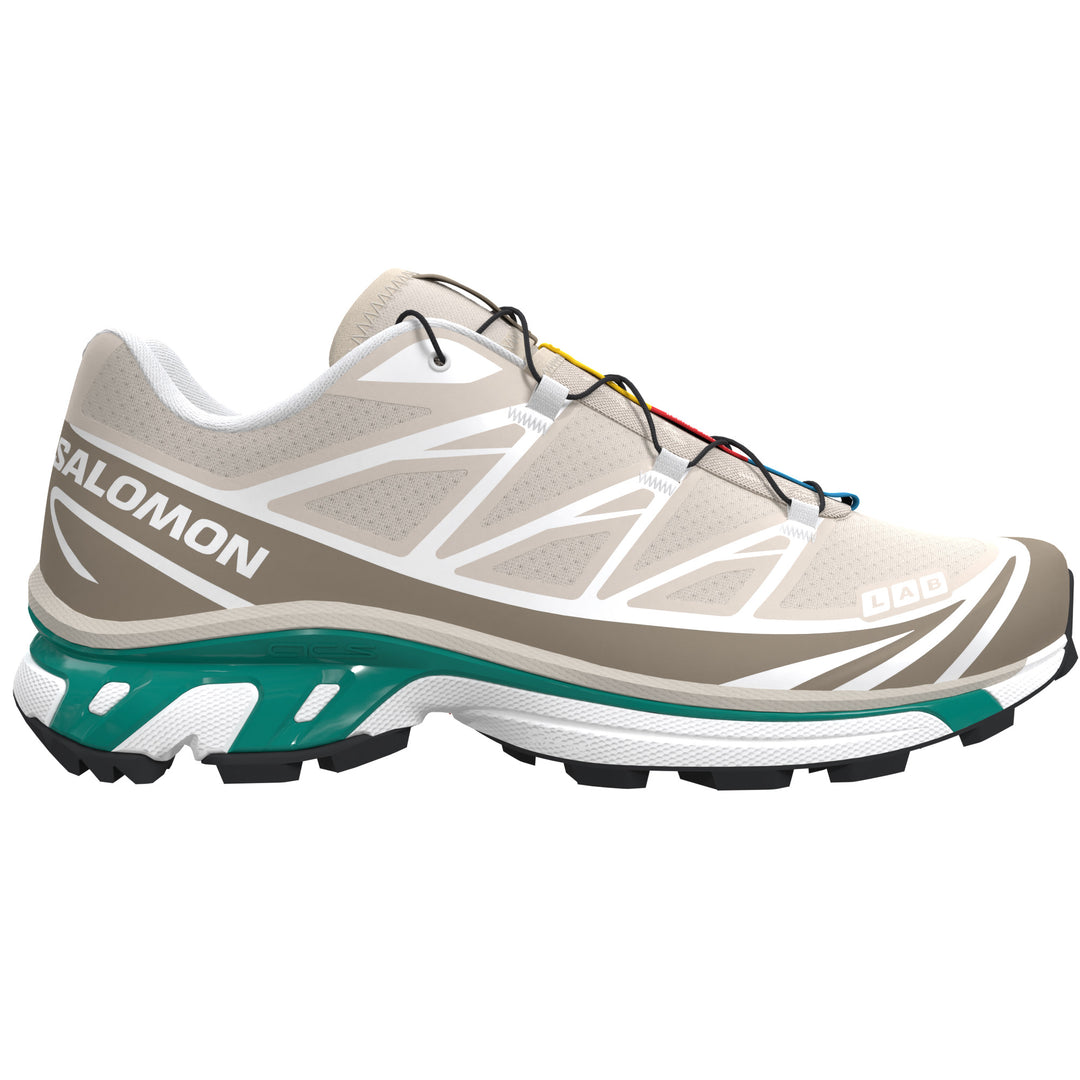 Salomon XT-6 Shoes Rainy Day, Chinchilla, Dynasty Green