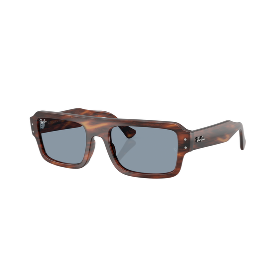 RAY-BAN LUKAS STRIPED HAVANA/BLUE 0RB4454