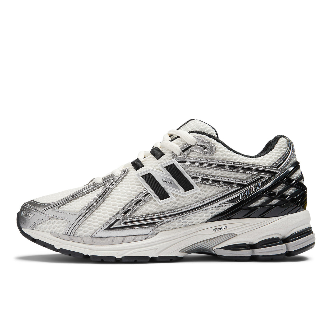 New Balance 1906R Silver Metallic with Black and Sea Salt M1906RER