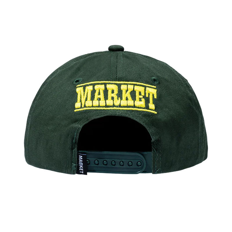 MARKET PEANUTS DANCING 5 PANEL HAT EMERALD 390000439