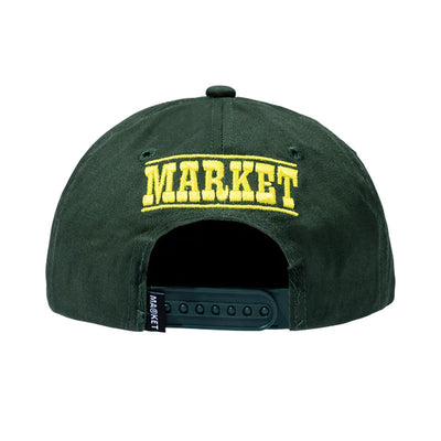 MARKET PEANUTS DANCING 5 PANEL HAT EMERALD 390000439