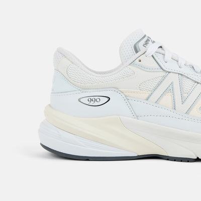 New Balance 990v6 White with Sea Salt U990GB6