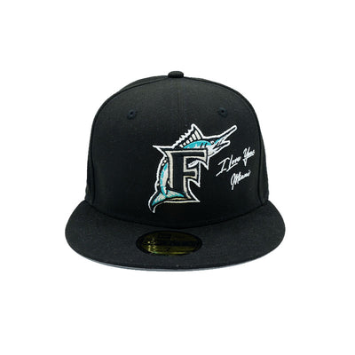 New Era Florida Marlins 5950 Black I Love Miami Fitted Hat 70768268 –  Shoe Gallery Inc