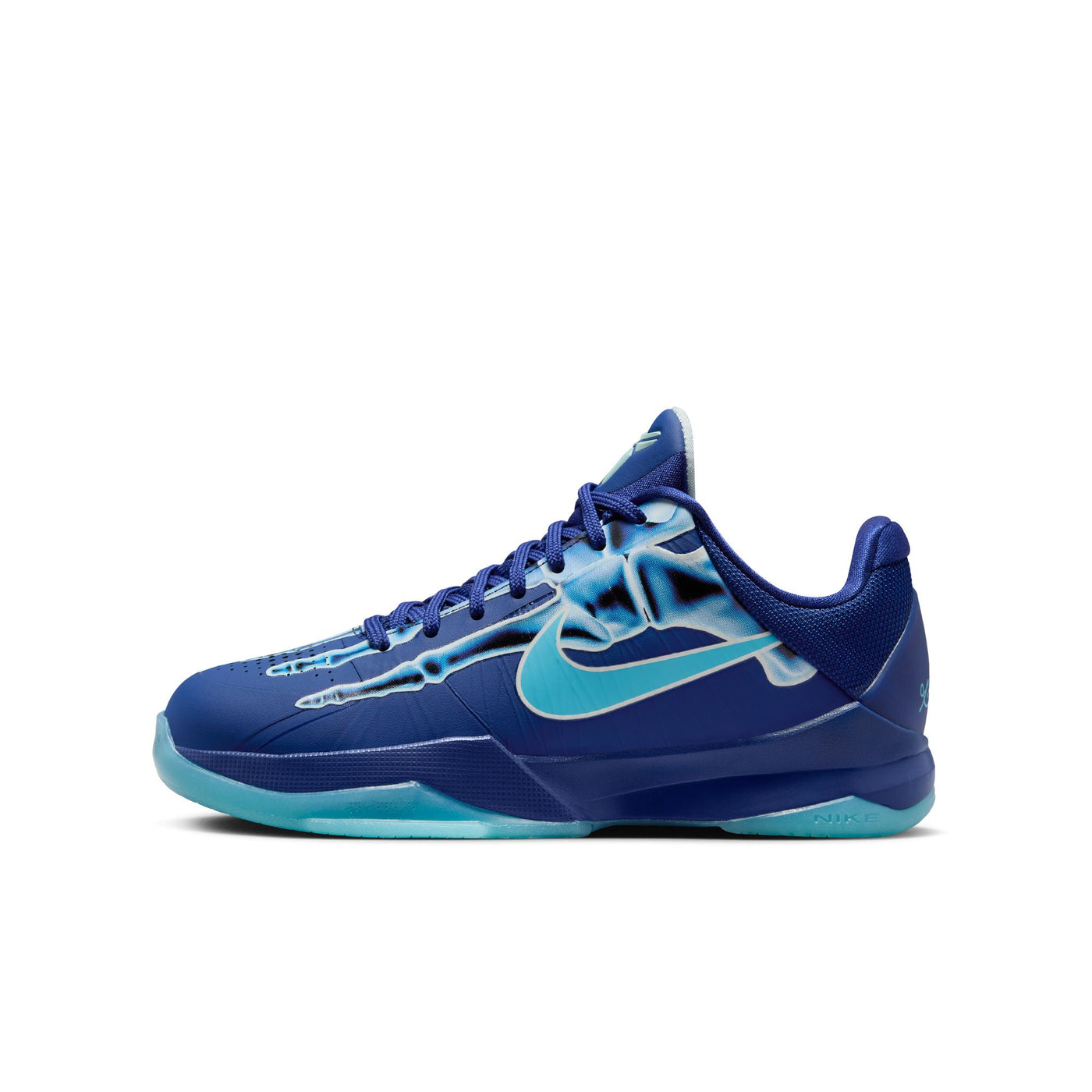 NIKE Kobe 5 Big Kids Deep Royal/baltic Blue-glacier Blue 3 Pairs HM9522-400