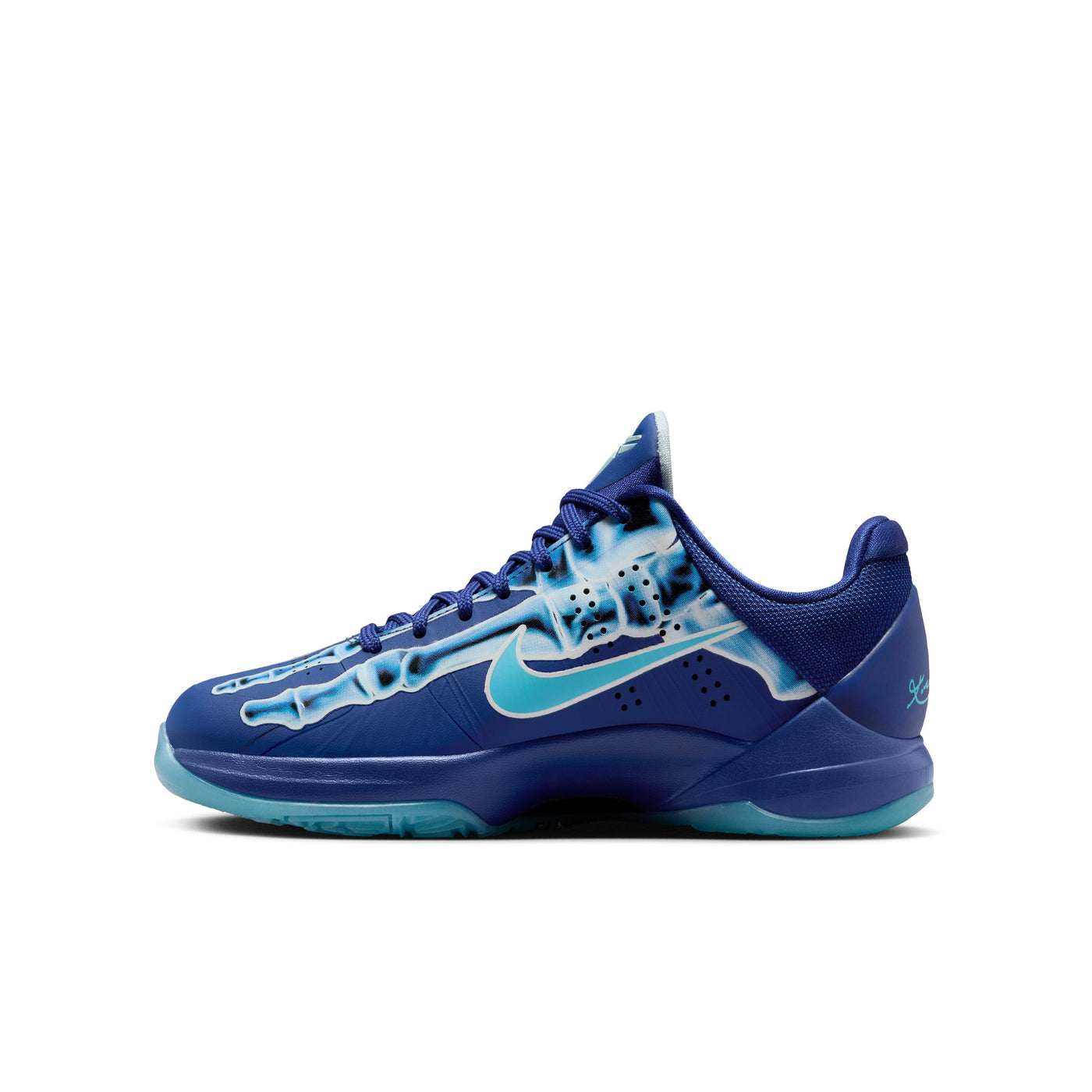 NIKE Kobe 5 Big Kids Deep Royal/baltic Blue-glacier Blue 3 Pairs HM9522-400