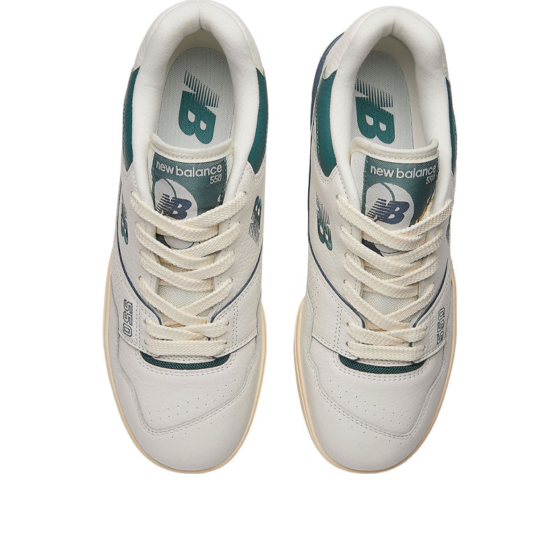 New Balance 550 Mini Logo White Green BB550PTB