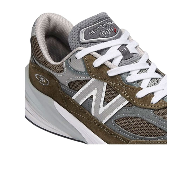 New Balance Made in USA 990V6 Olive with Grey U990OG6