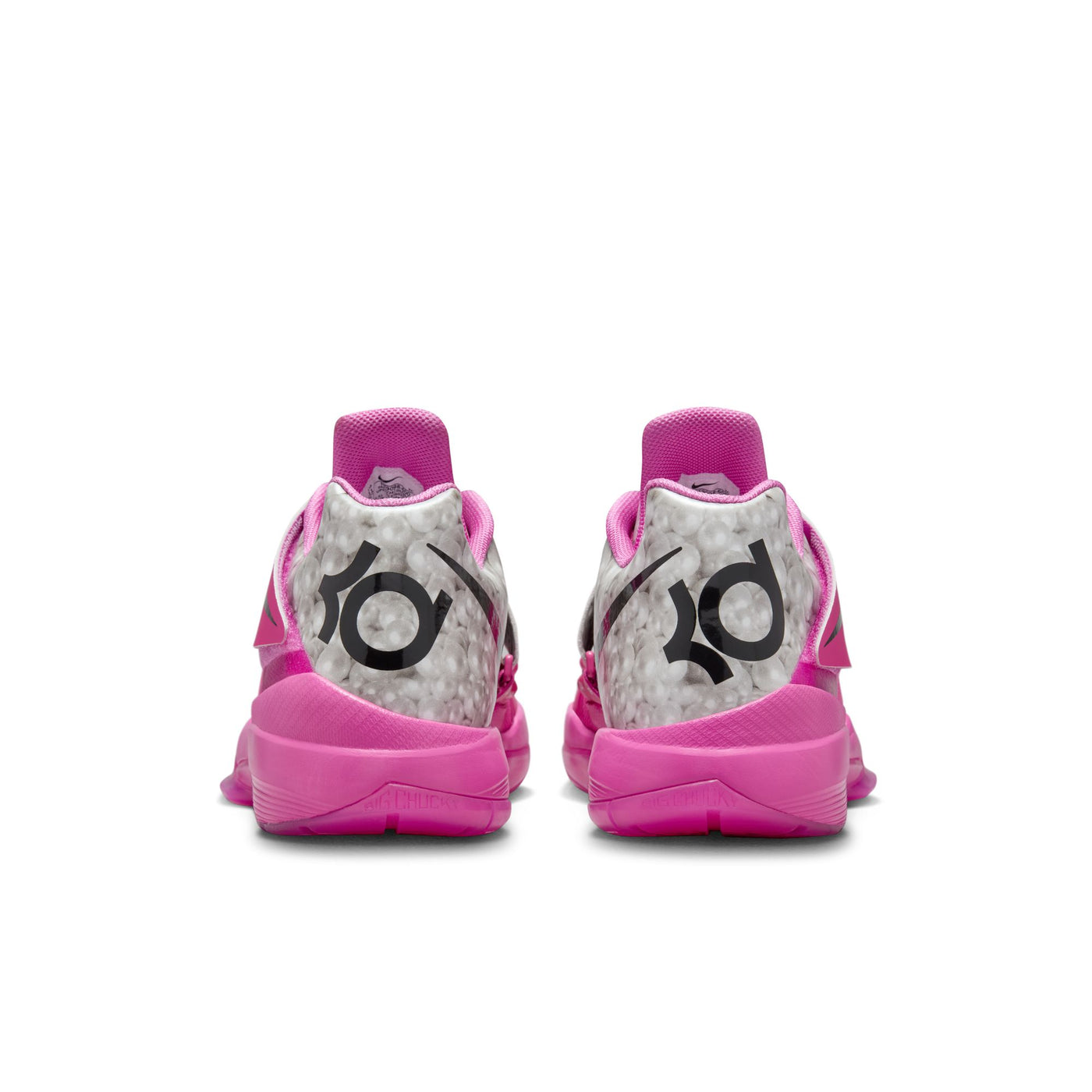 Nike KD 4 :" Aunt Pearl" Pinkfire II/Black-Metallic Silver HF9098-600