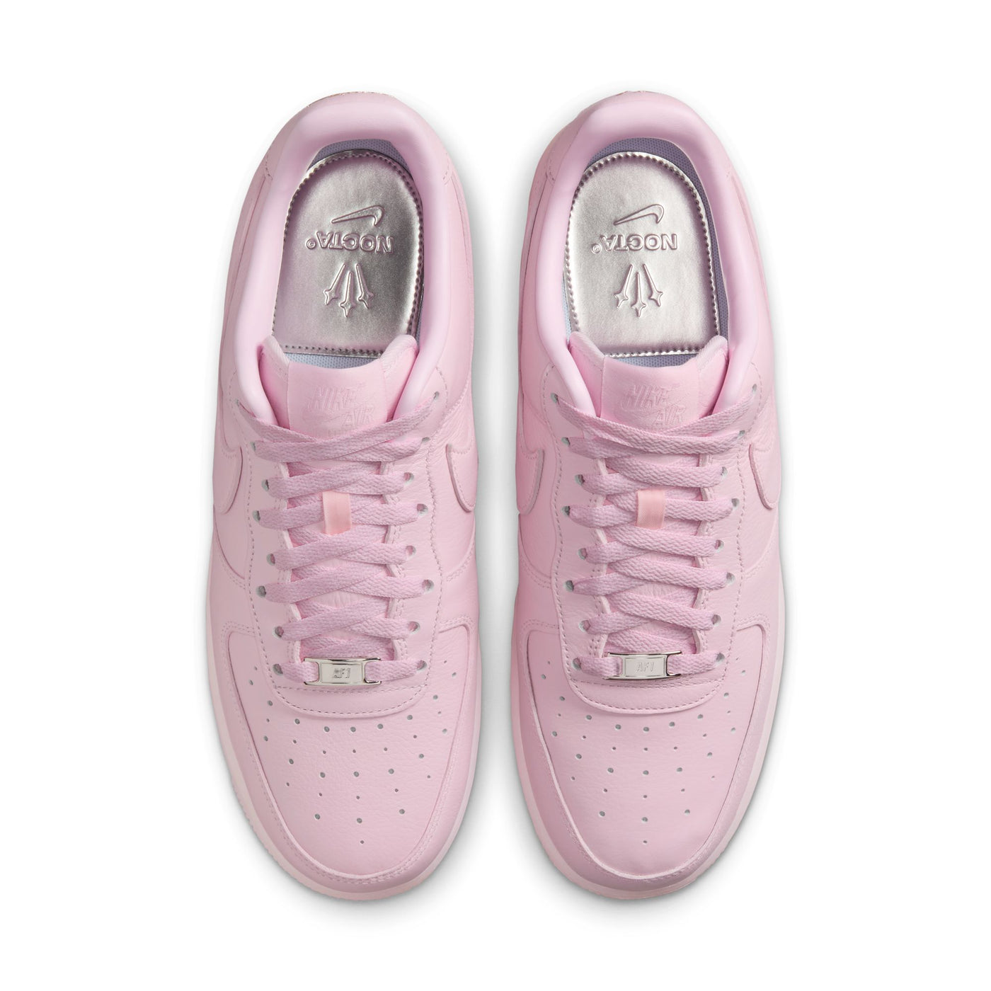 Nike NOCTA Air Force 1 Low Pink Foam/cobalt Tint-metallic Silver CZ8065-600