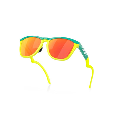 OAKLEY FROGSKINS HYBRID MATTE CELESTE/TENNIS BALL YELLOW W/ PRIZM 92890255