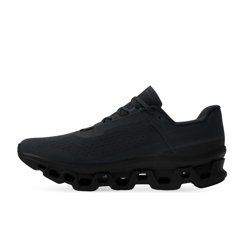 cloud monsters black On Running Cloudmonster Men All Black 61.99025 – Shoe Gallery Inc