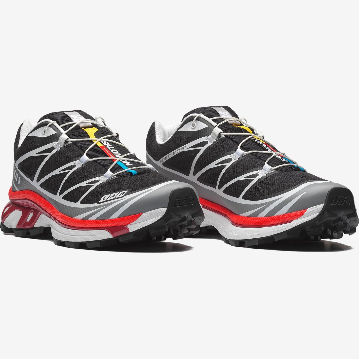 Salomon XT-6 Sportstyle Shoes Color: Alloy/Black/Lava Falls Style: L49211000
