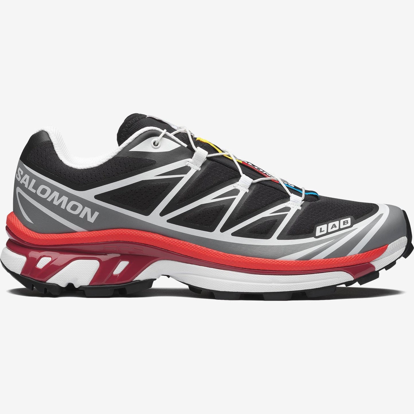 Salomon XT-6 Sportstyle Shoes Color: Alloy/Black/Lava Falls Style: L49211000