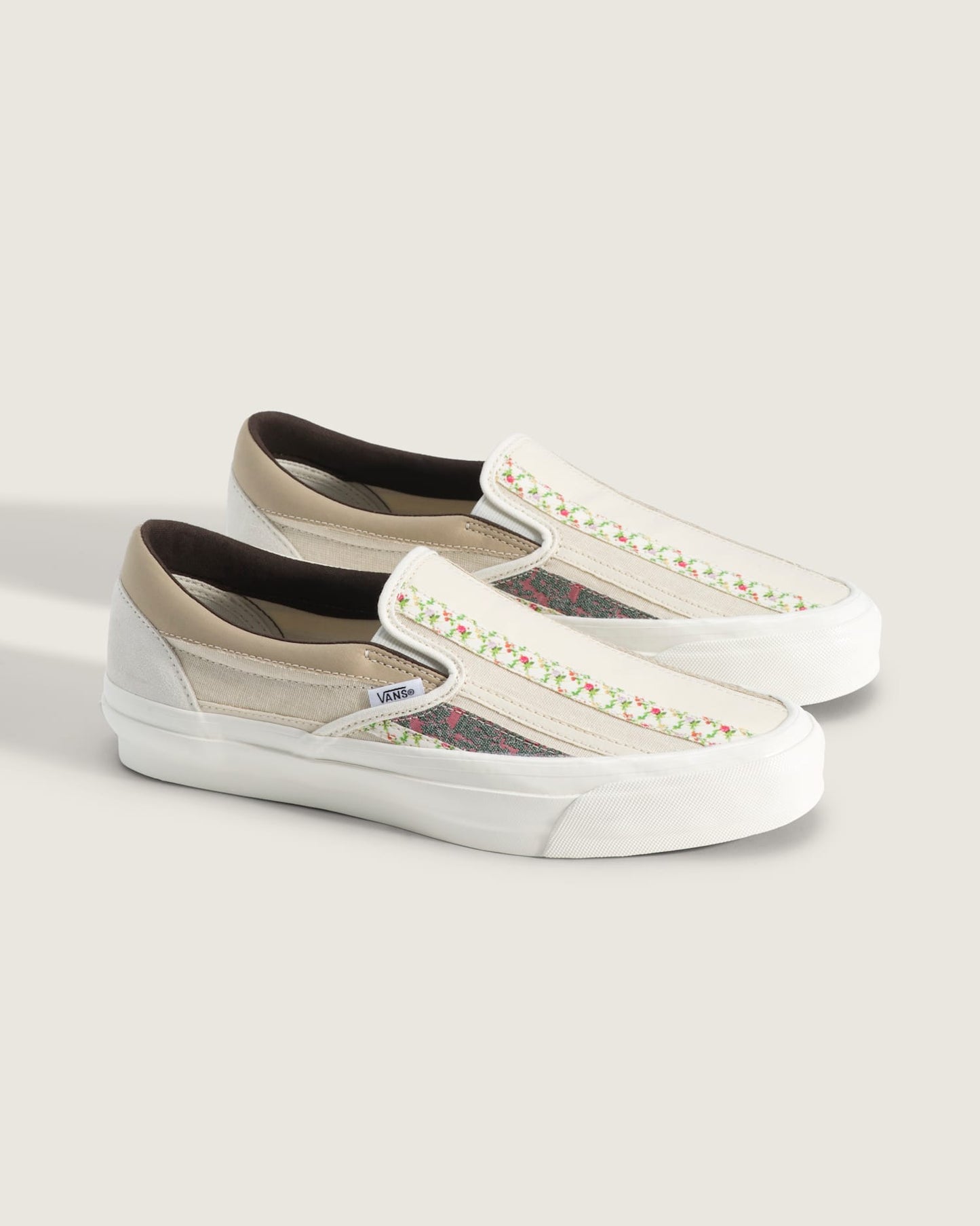 Vans Premium Classic Slip-On 98 Shoe Color: Incense Brown/White Style: VN000D9PHJ9