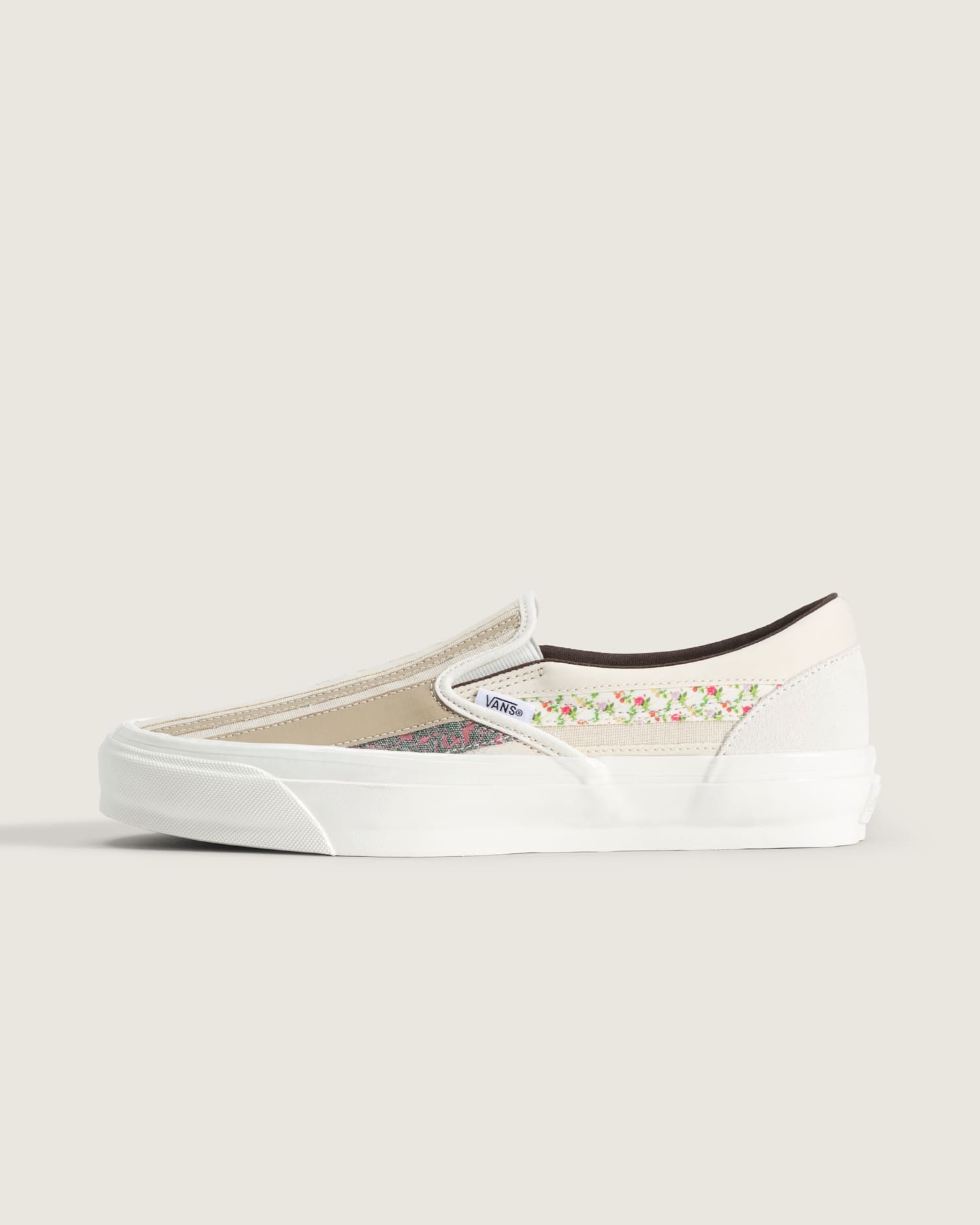 Vans Premium Classic Slip-On 98 Shoe Color: Incense Brown/White Style: VN000D9PHJ9