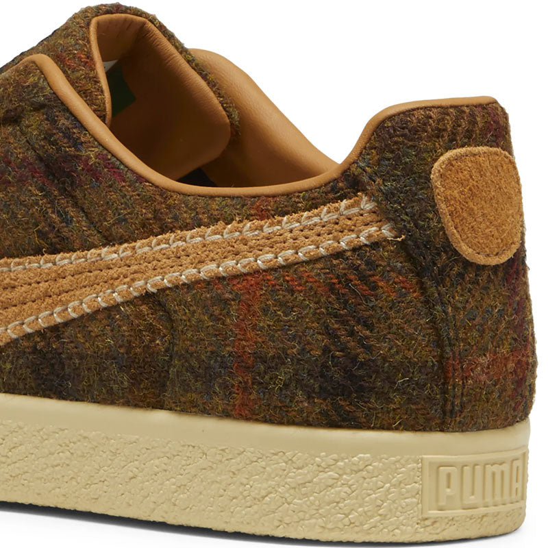 Puma Clyde Harris Tweed Beige Chamomile Caramel Latte 39851202 Shoe Gallery Inc