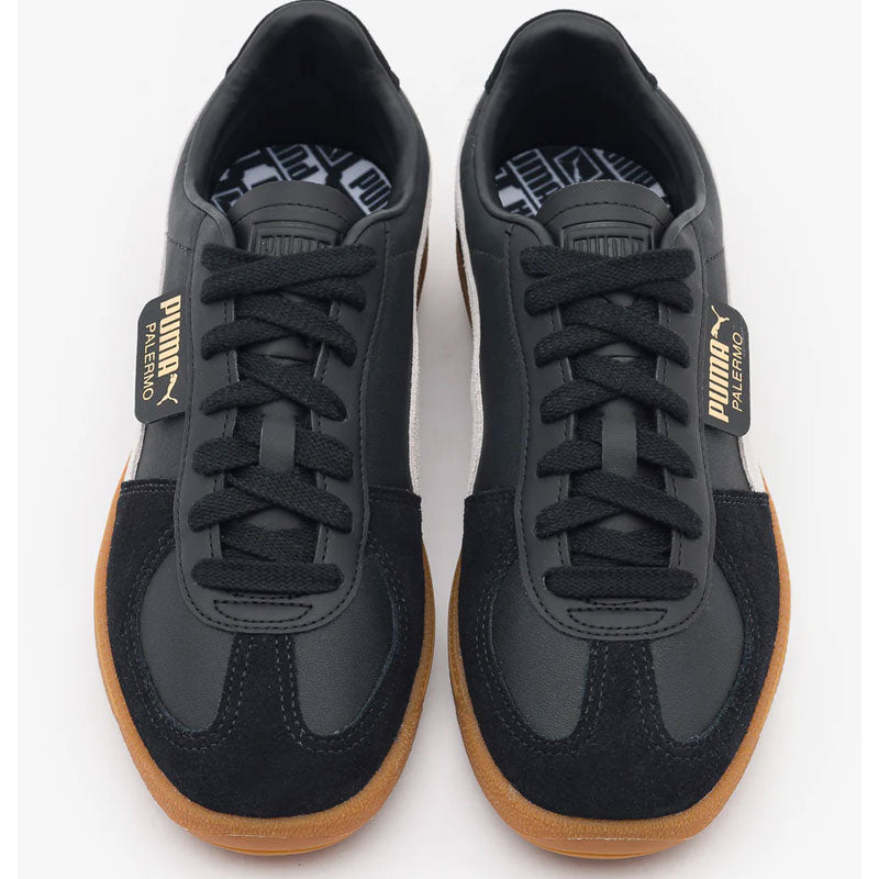 Puma Palermo Leather Black/Vapor Grey-Gum 396464-03