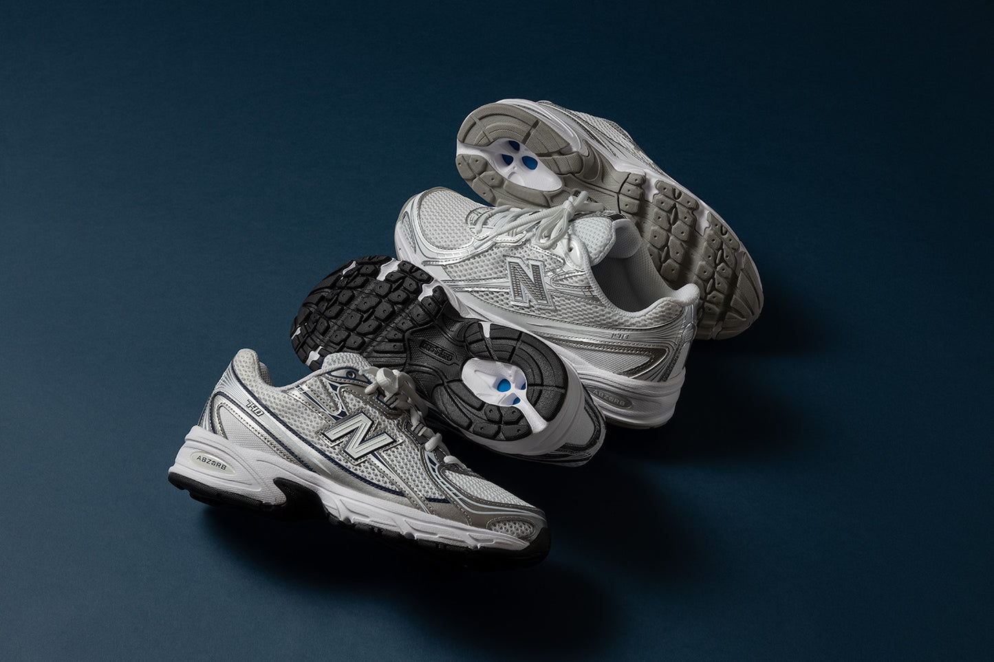New Balance 740v2 White Silver Reflection Style: U740WM2