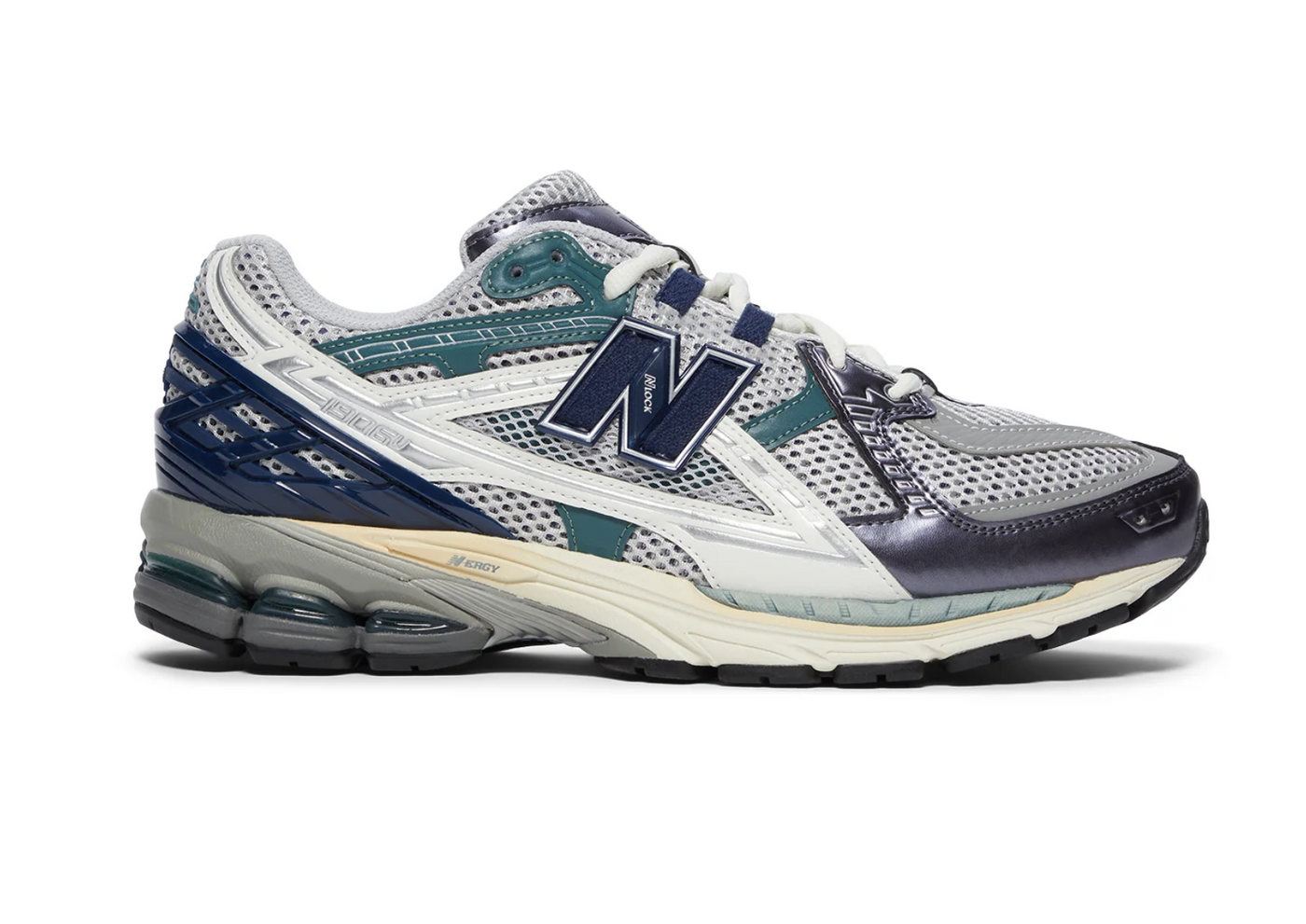 New Balance 1906R Utility Silver Metallic with Deep Ocean and White U1906ND