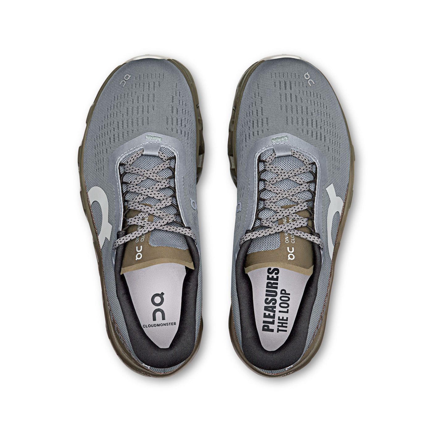 On Running Cloud monster 2PLS WOMEN MIST/OLIVE 3WF10393192