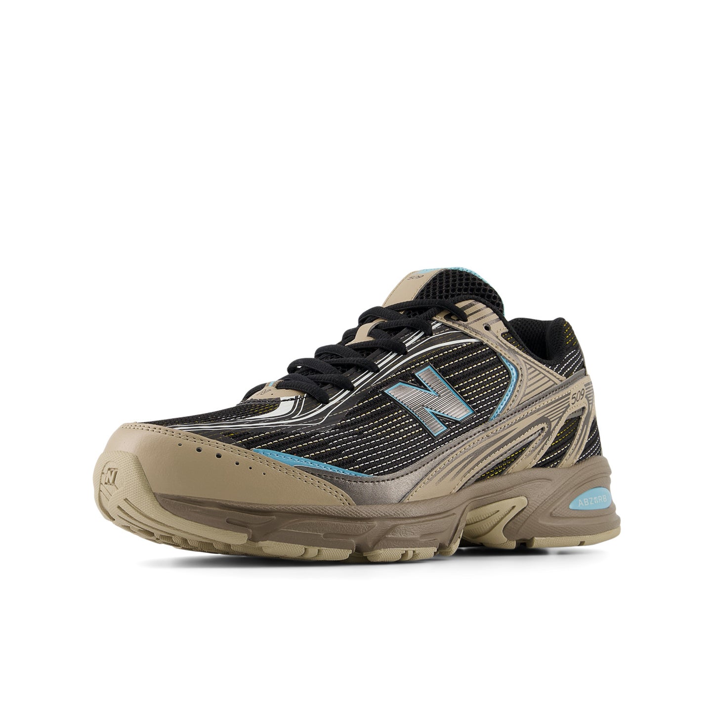 NEW BALANCE 509 STONEWARE with THUNDER BROWN and TAFFY BLUE U509E36B