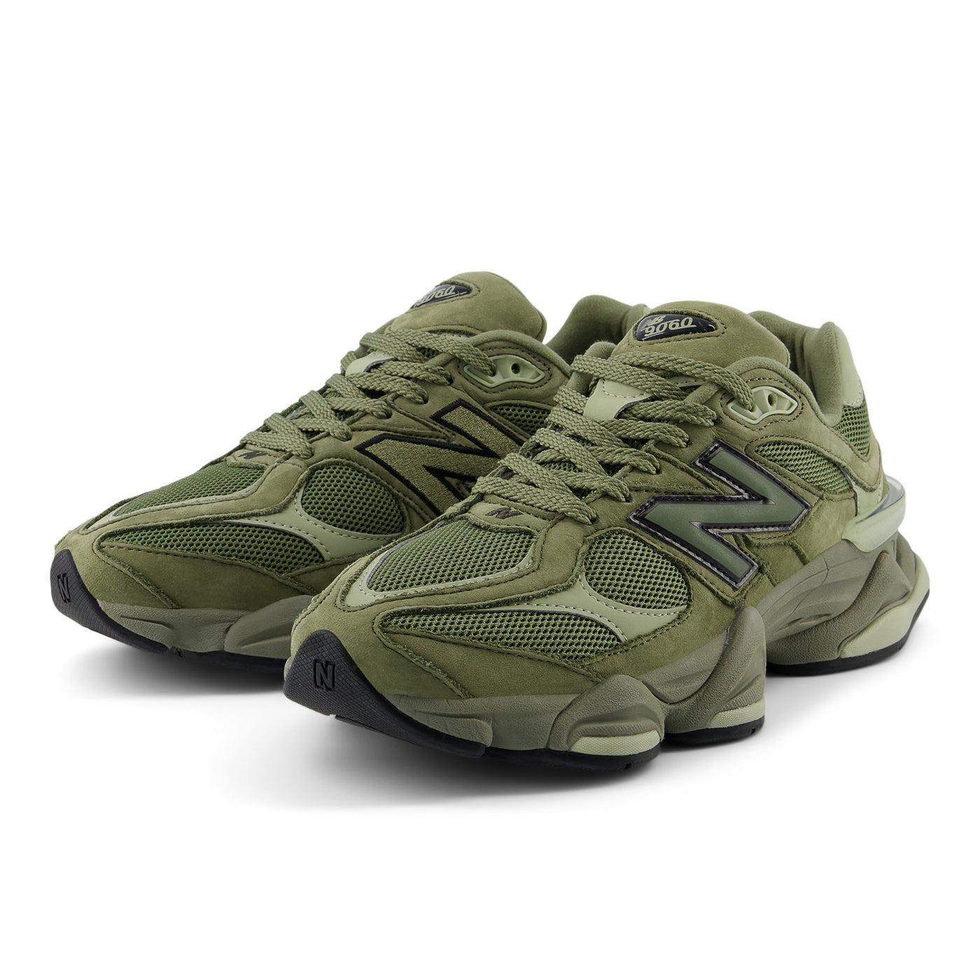 New Balance 9060 Dark Olivine and Black U9060ZGD