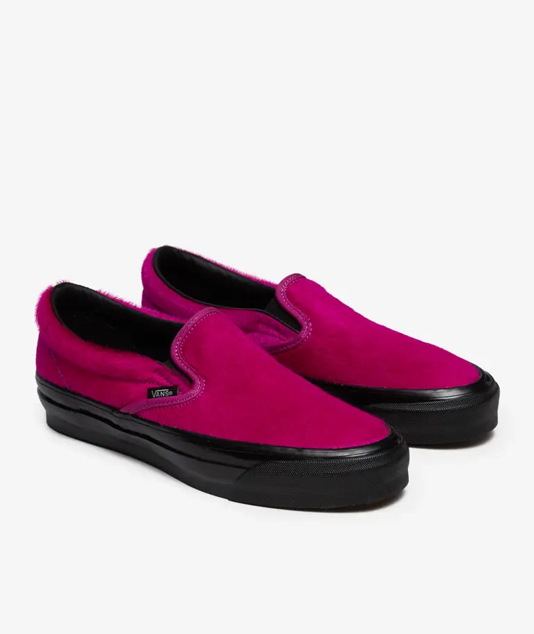 VANS Premium Classic Slip-On LX 98 Pony Hair - Medium Pink VN000EEZVDH
