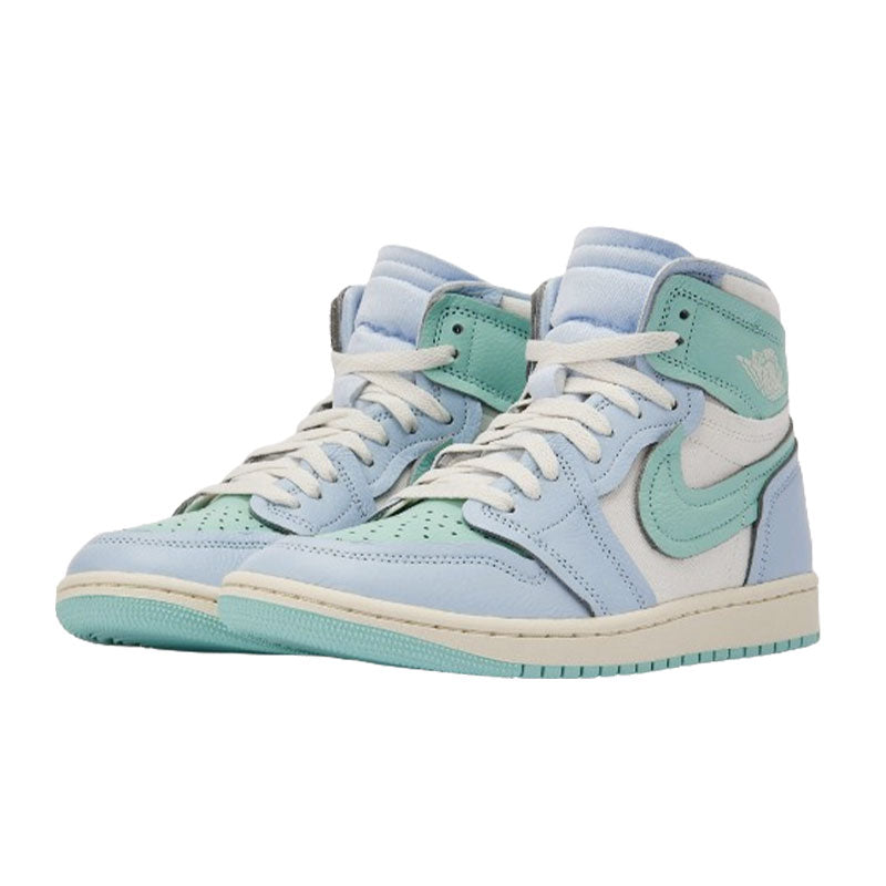 Women's Air Jordan 1 High Method Of Make Hydrogen Blue Sail Light Dew ...