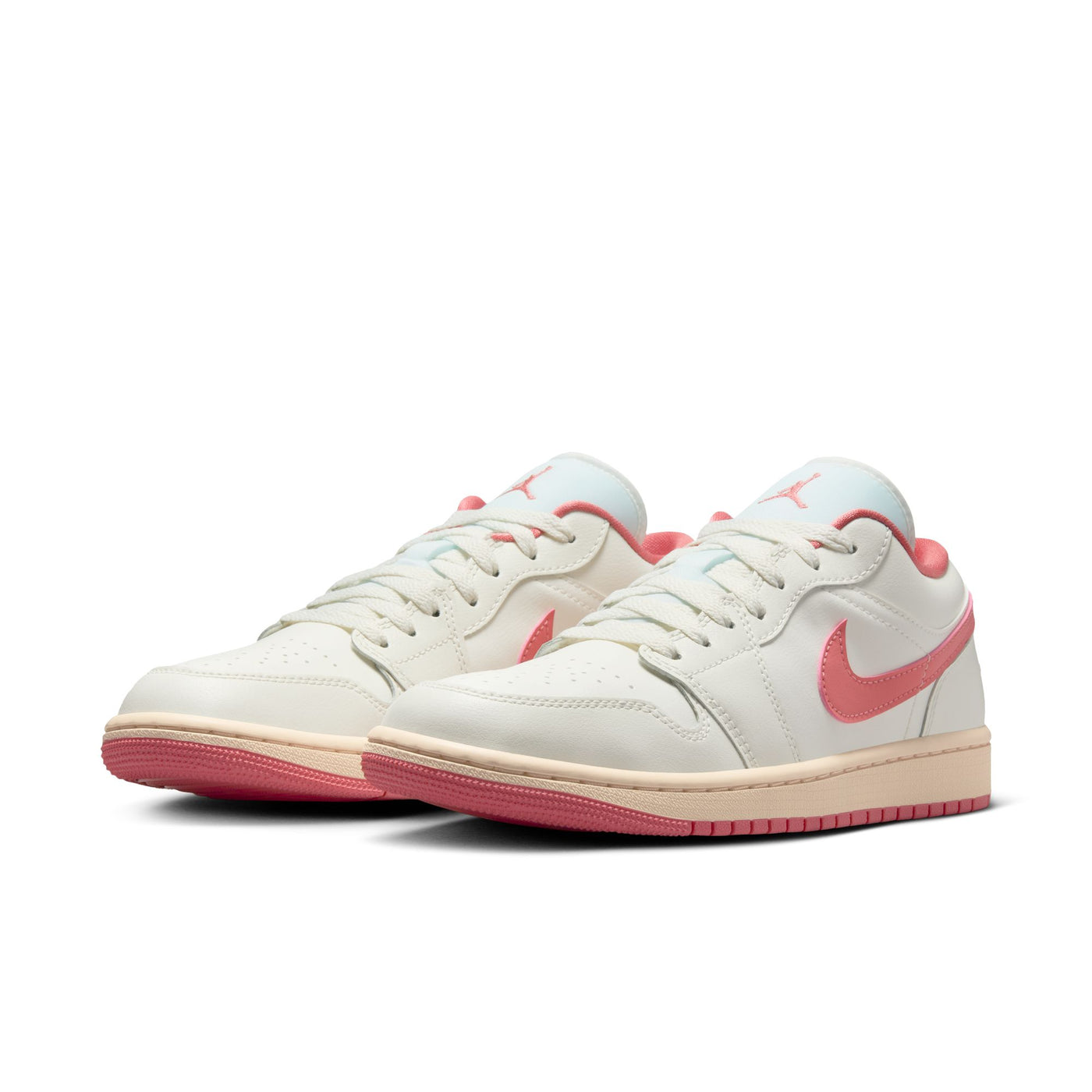 Women's Air Jordan 1 Low Sail/Pink Salt-Guava Ice DC0774-109