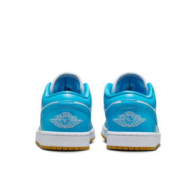 Women's Air Jordan 1 Low White/dk Powder Blue-gum Light Brown DC0774-104