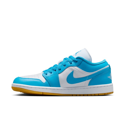 Women's Air Jordan 1 Low White/dk Powder Blue-gum Light Brown DC0774-104