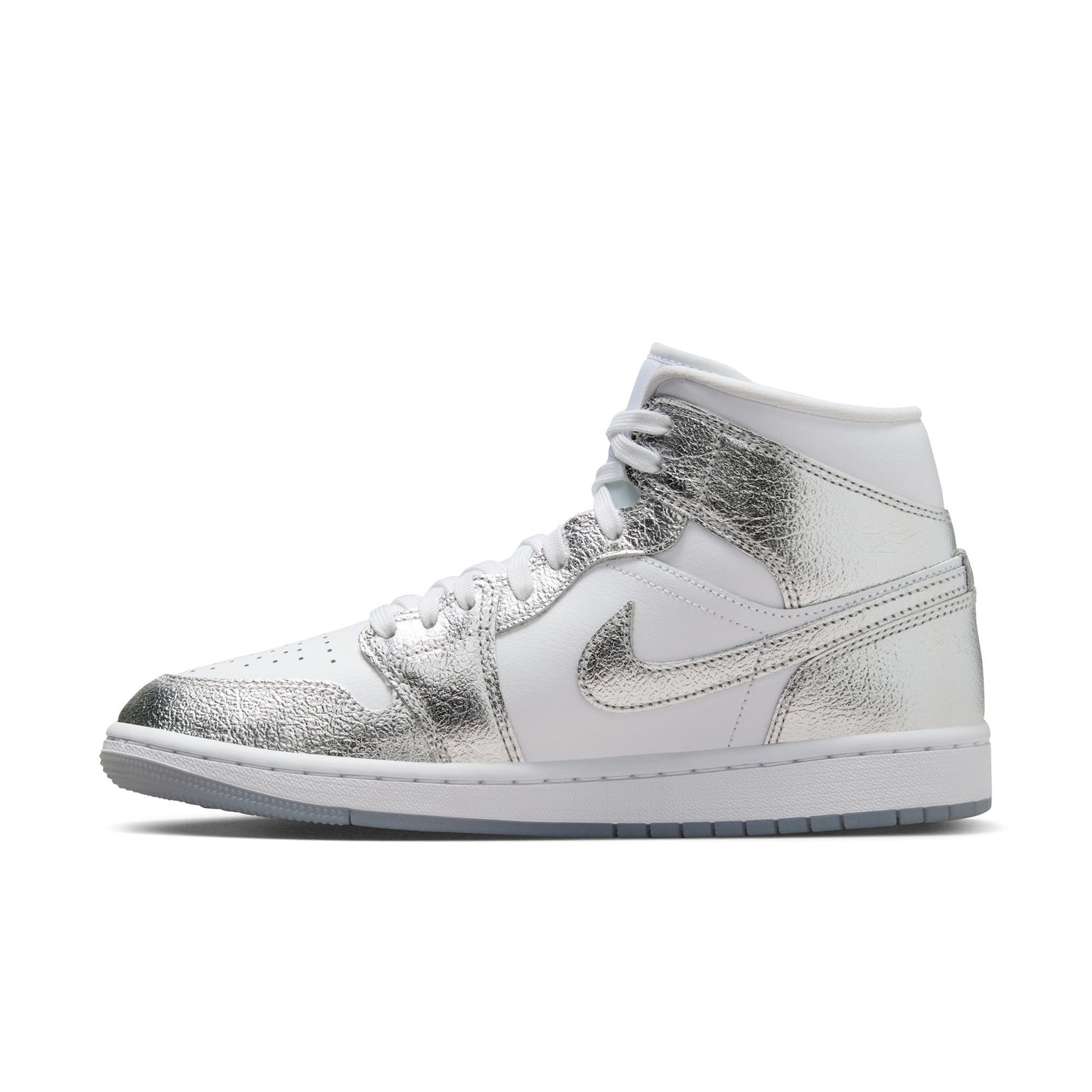 jordan 1 white metallic silver