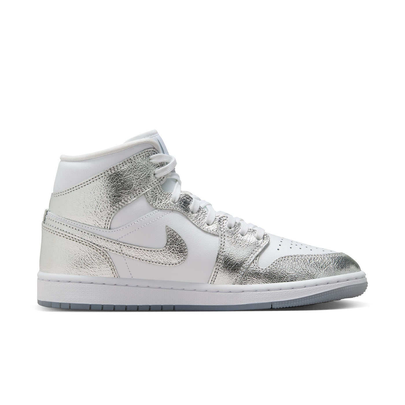 air jordan white metallic silver