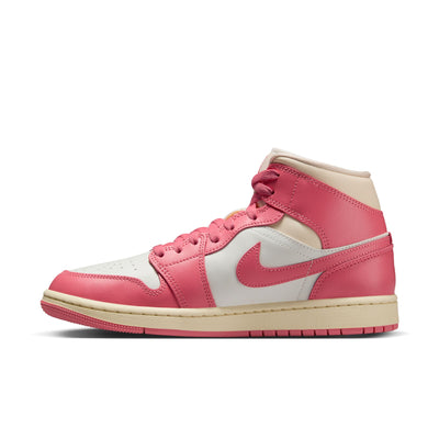 Women's Air Jordan 1 Mid Sail/Pink Salt-Guava Ice/Muslin BQ6472-109