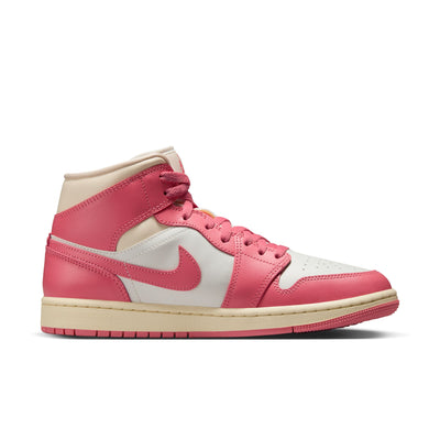 Women's Air Jordan 1 Mid Sail/Pink Salt-Guava Ice/Muslin BQ6472-109