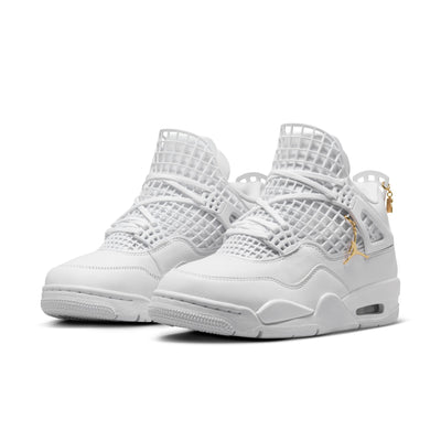 Women's Air Jordan 4 Net White/Phantom-Metallic Gold FN7251-107